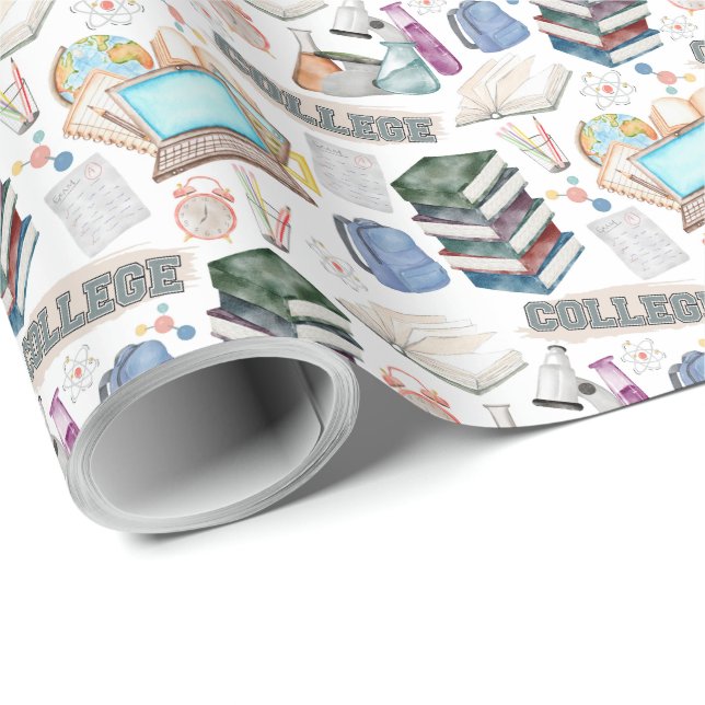 College Wrapping Paper (Roll Corner)