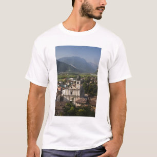 Collegiate church in morning, Arco, Trento T-Shirt