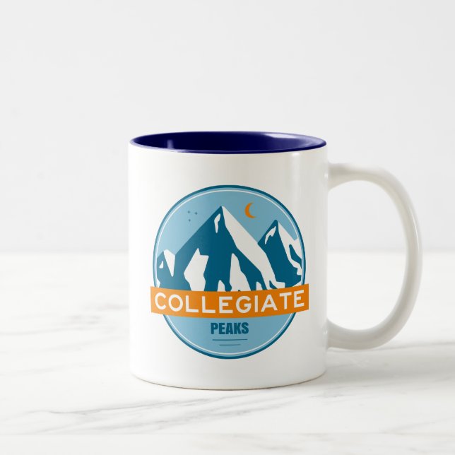 Collegiate Peaks Colorado Two-Tone Coffee Mug (Right)