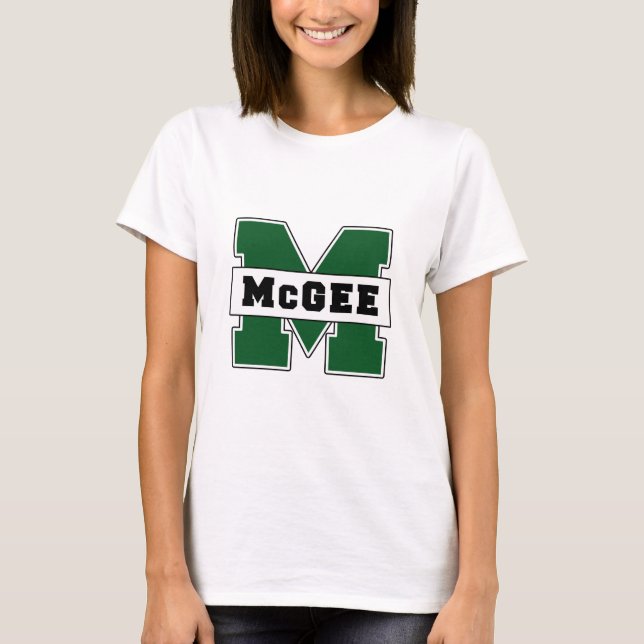 Collegiate-Style McGee Logo T-Shirt (Front)