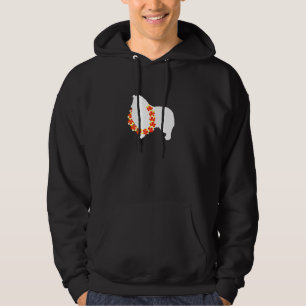 Collie Aloha Hawaiian Lei Dog Hoodie