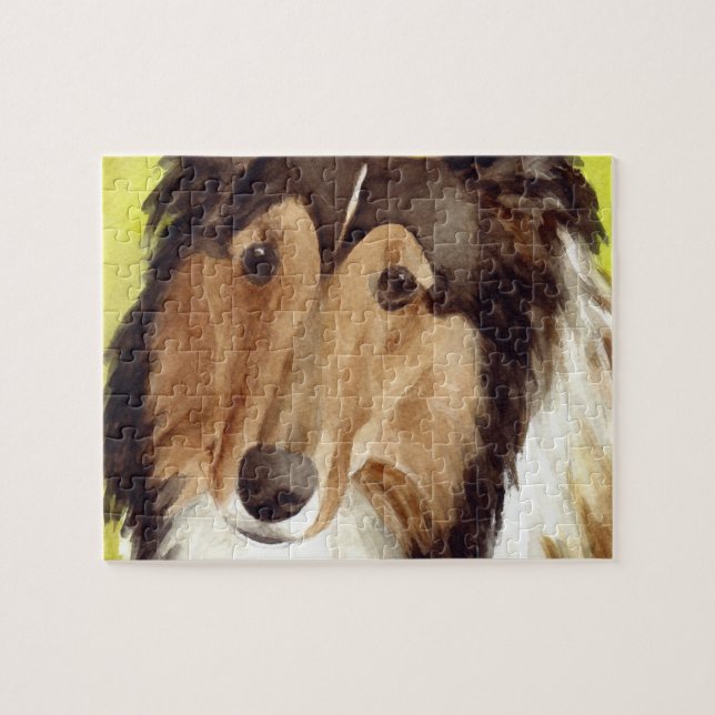 Collie Art Jigsaw Puzzle (Horizontal)