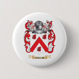Collie Coat of Arms 6 Cm Round Badge