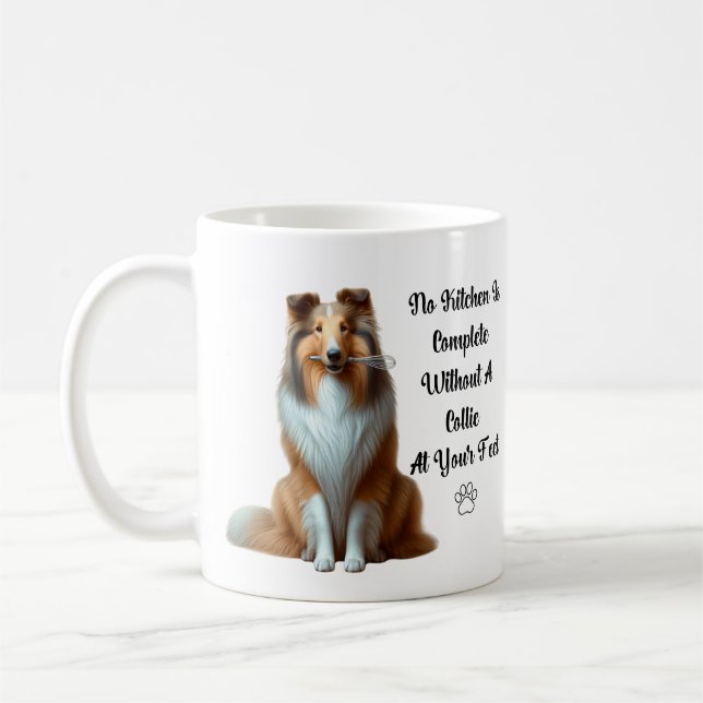 Collie Coffee Mug (Left)