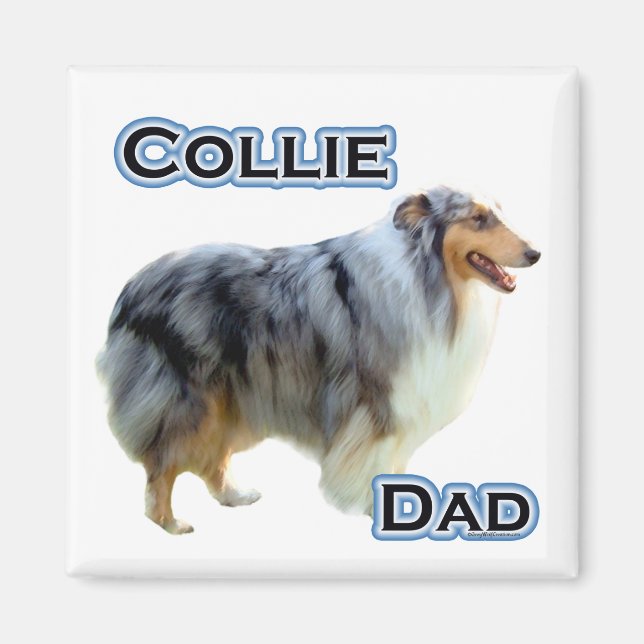 Collie Dad 4 - Magnet (Front)