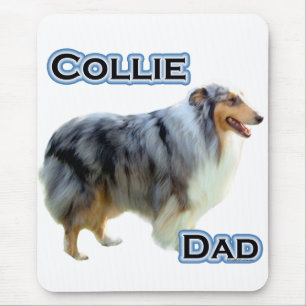 Collie Dad 4 Mouse Pad