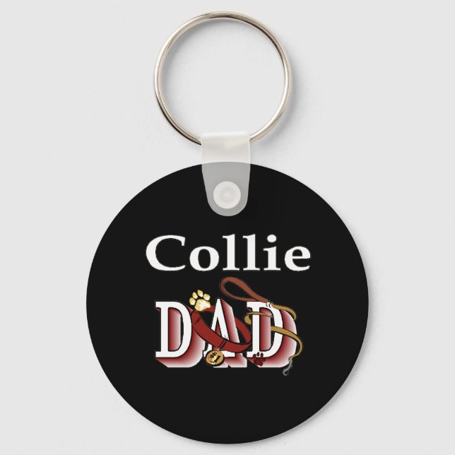 collie dad Keychain (Front)