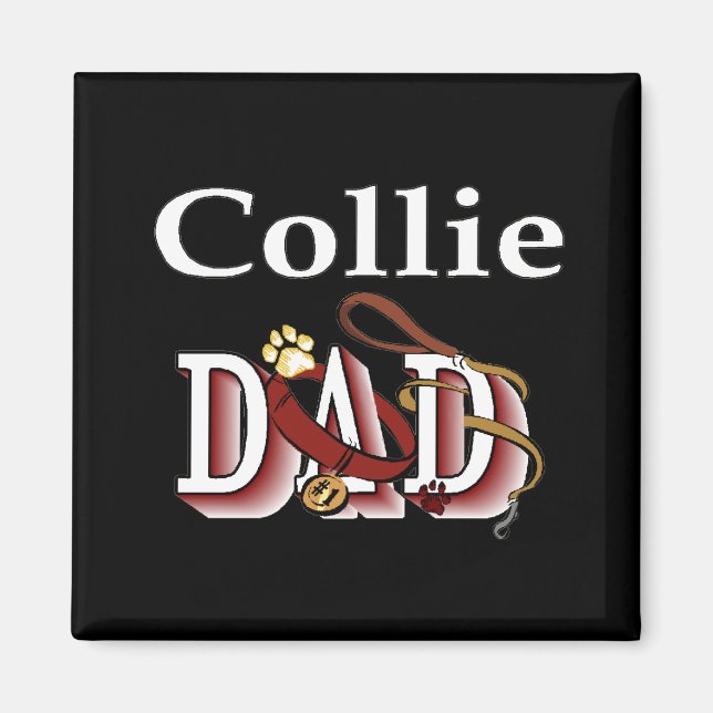 collie dad Magnet (Front)