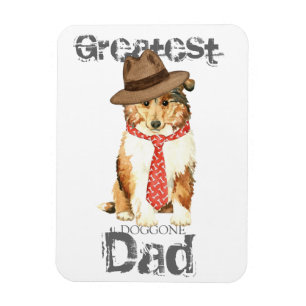 Collie Dad Magnet