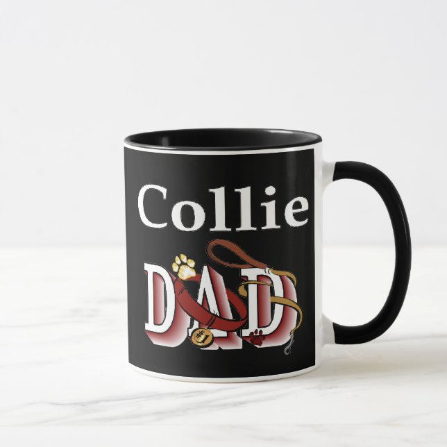 Collie Dad Mug (Right)