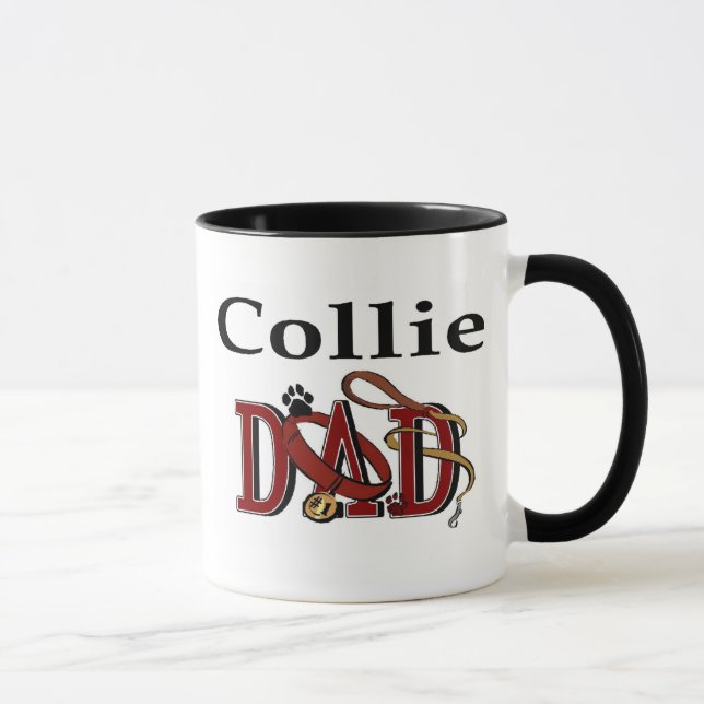 Collie Dad Mug (Right)