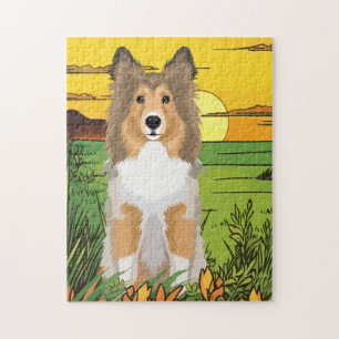 Collie Dog Jigsaw Puzzle
