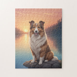Collie dog jigsaw puzzle
