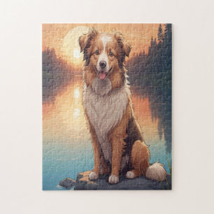 Collie dog jigsaw puzzle