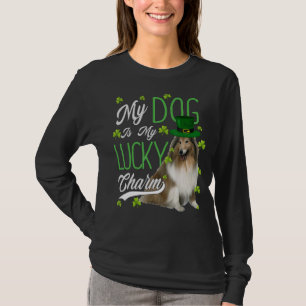 Collie Dog  My Dog Is My Lucky Charm T-Shirt