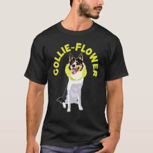 Collie Flower Dog Puppy Paw Love Border Collie 1 T-Shirt