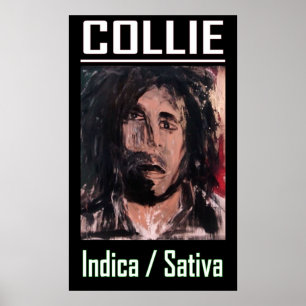 COLLIE INDICA SATIVA POSTER