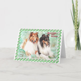 Collie Jolly Christmas Cards