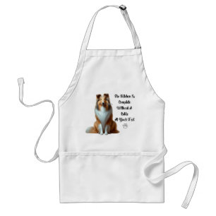 Collie Kitchen Apron
