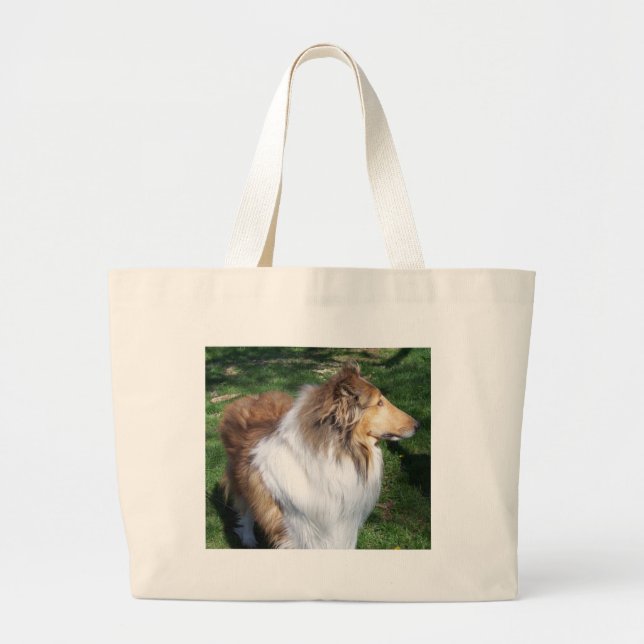 COLLIE LARGE TOTE BAG (Front)