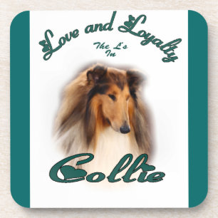 Collie Love and Loyalty Coaster