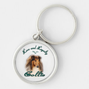 Collie Love and Loyalty Key Ring