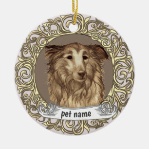 Collie Loving Memory ornament