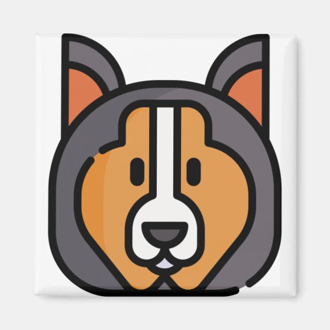 Collie Magnet (Front)