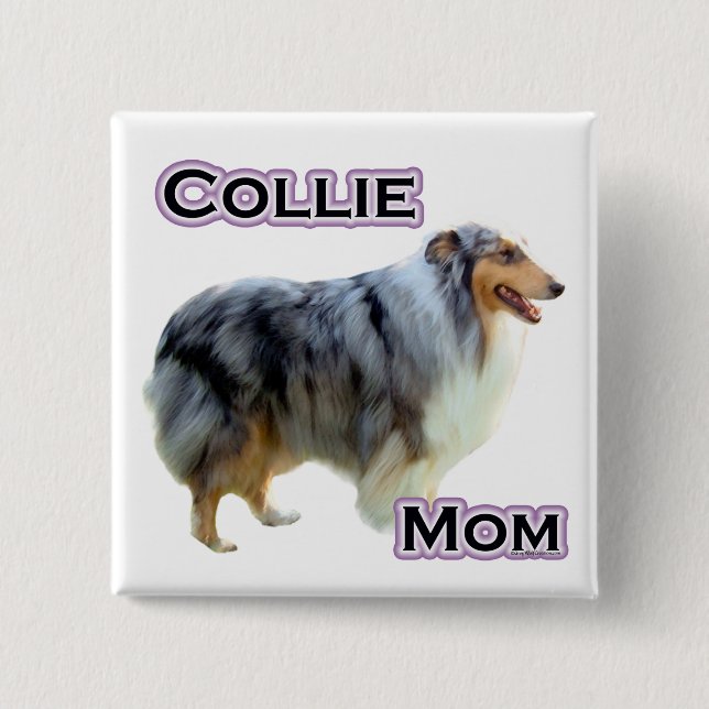Collie Mum 4 - Button (Front)