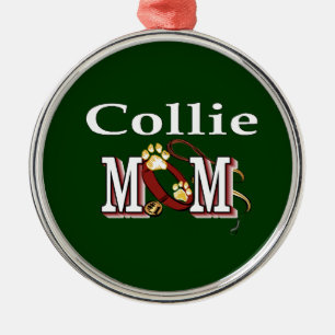 Collie Mum Gifts Metal Tree Decoration