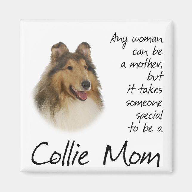 Collie Mum Magnet (Front)