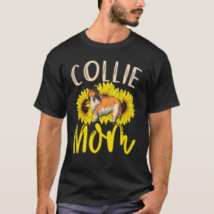 Collie Mum Pet Dog Owner Animal Dog Rough Collie T-Shirt