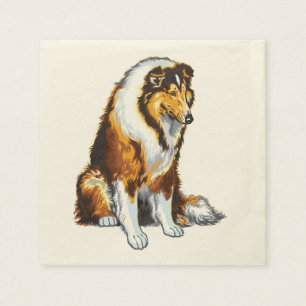 collie napkin