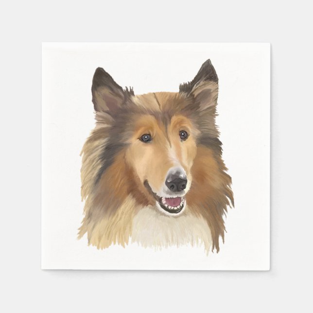 Collie Napkin (Front)