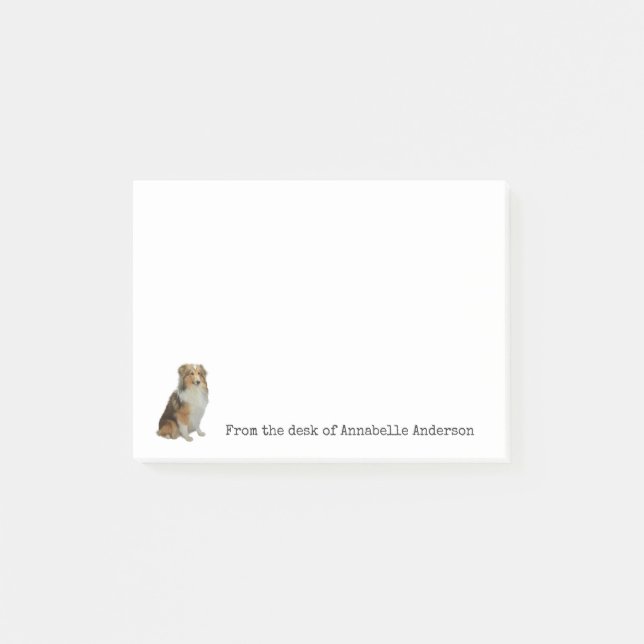 Collie Personalise Notes (Front)