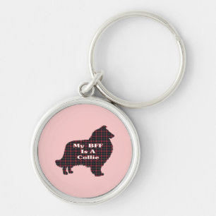COLLIE ROUGH BFF KEY RING