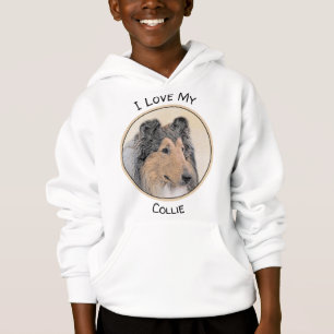 Collie (Rough) Painting - Cute Original Dog Art