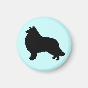 Collie Silhouette Magnet