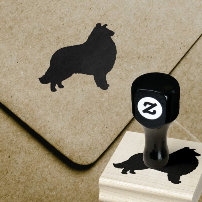 Collie Silhouette Rubber Stamp (Creator Uploaded)