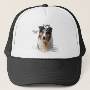Collie (smooth merle) History Design Trucker Hat