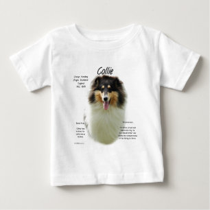 Collie (tri rough) History Design Baby T-Shirt