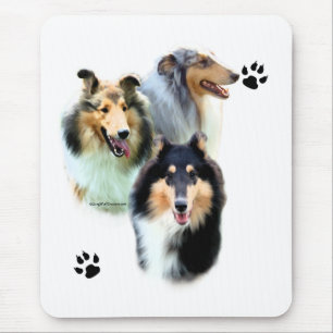 Collie Trio Mouse Pad