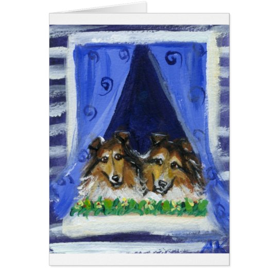 Collie window card
