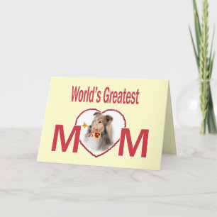 Collie World's Greatest Mum Cards