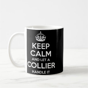 Collier Funny Surname Family Tree Birthday Reunion Coffee Mug
