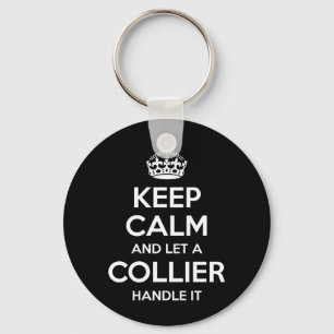 Collier Funny Surname Family Tree Birthday Reunion Key Ring