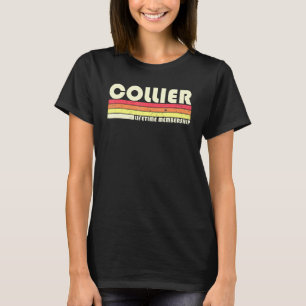 Collier Surname Retro Vintage 80s 90s Birthday Reu T-Shirt