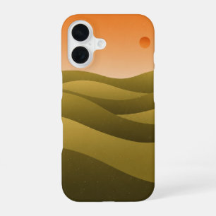 Collines Olive Rétro iPhone 16 Case