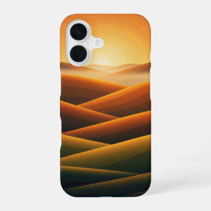 Collines Vintage aux Tons Chauds iPhone 16 Case