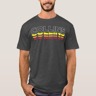 Collins First Name Funny Vintage Sunset Collins gi T-Shirt